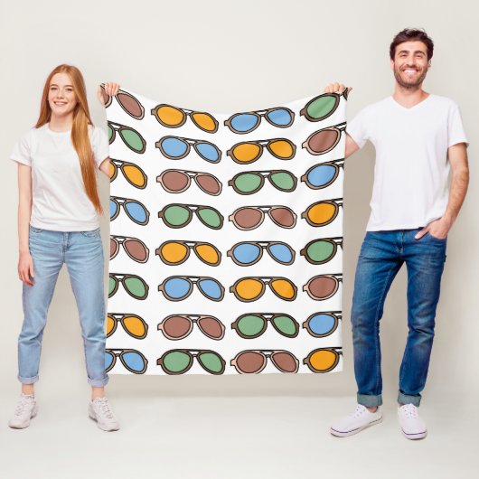 Sonnenbrille farbenfrohe Sommersonnenbrille Fleecedecke (Beispiel)