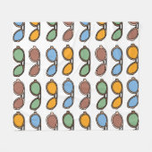 Sonnenbrille farbenfrohe Sommersonnenbrille Fleecedecke (Vorderseite (Horizontal))