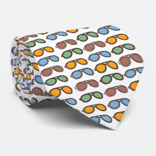 Sonnenbrille farbenfrohe Sommersonnenbrille Krawatte
