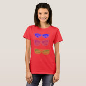Sonnenbrille für Mädchen T-Shirt (Vorne ganz)
