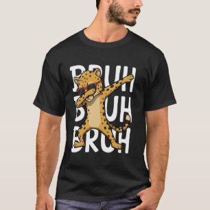 Sonnenbrille Gepard Liebhaber Dabbing Gepard Bruh T-Shirt