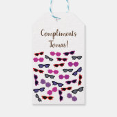 Sonnenbrille Geschenkanhänger (Rückseite)