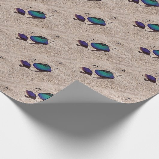 Sonnenbrille Geschenkpapier (Ecke)