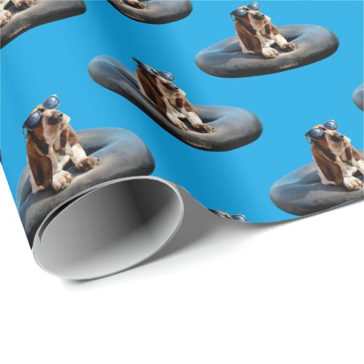 Sonnenbrille Geschenkpapier (Rolleneckpunkt)