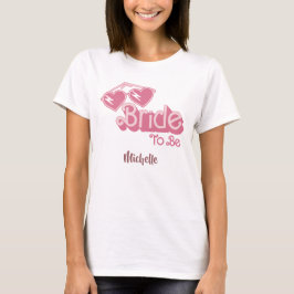 Sonnenbrille, Herz, Bride to Be. bearbeitbar T-Shirt
