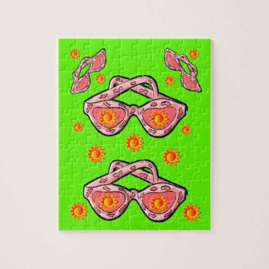 Sonnenbrille Jigsaw Puzzle (Vertikal)