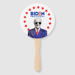 Sonnenbrille Joe Biden für die Präsidentschaftsw Fächer