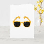 Sonnenbrille Karte (Gelbe Blume)