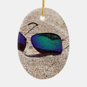 Sonnenbrille Keramik Ornament