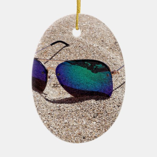 Sonnenbrille Keramik Ornament (Vorne)