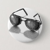 Sonnenbrille-Liebe Button (Vorderseite)