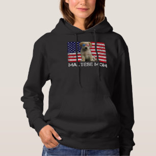 Sonnenbrille maltesische Mama Flag American Usa Hu Hoodie