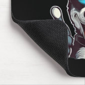 Sonnenbrille mit Daumen nach oben Mousepad (Ecke)