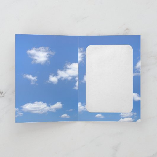 Sonnenbrille mit Himmel Karte (Innenseite)