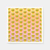 Sonnenbrille mit Polka Dot Hintergrund Serviette (Vorderseite)