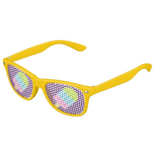 Sonnenbrille mit Sonnenbrille aus Party-Eis (Schrägansicht)