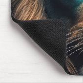 Sonnenbrille mit Text Mousepad (Ecke)