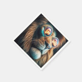 Sonnenbrille mit Text Serviette (Ecke)