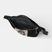 Sonnenbrille mit Vintagem Text besetzen Bauchtasche (Offen)