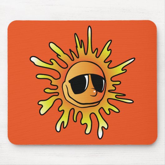 Sonnenbrille Mousepad (Vorne)