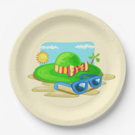 Sonnenbrille Pappteller