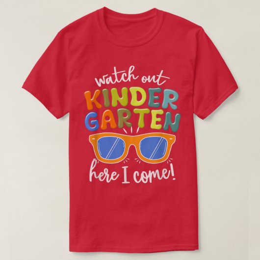 Sonnenbrille Pass auf den Kindergarten auf, hier k T-Shirt (Design vorne)
