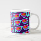 Sonnenbrille Phantastisch Retro Fun Muster Jumbo-Tasse (Rechts)