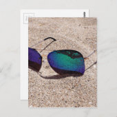 Sonnenbrille Postkarte (Vorne/Hinten)