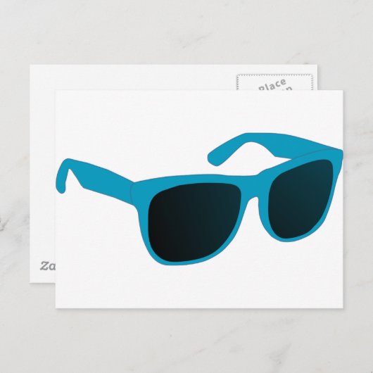 Sonnenbrille Postkarte (Vorne/Hinten)