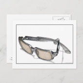 Sonnenbrille Postkarte (Vorne/Hinten)