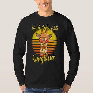 Sonnenbrille Retro Sonnenuntergang Strand Urlaub G T-Shirt