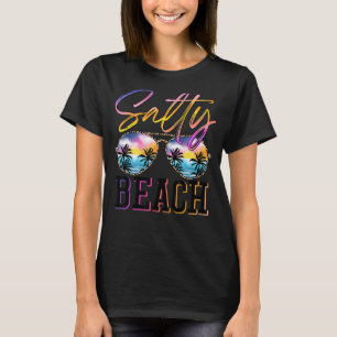 Sonnenbrille Salty Beach Hawaii Beach Hallo Sommer T-Shirt