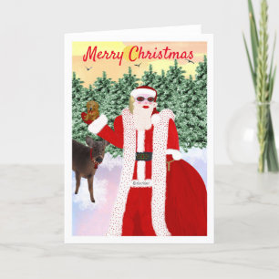 Sonnenbrille Santa 2 Karte