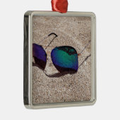 Sonnenbrille Silbernes Ornament (Rechts)