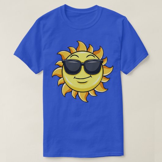 Sonnenbrille Sommer Beach T-Shirt (Design vorne)