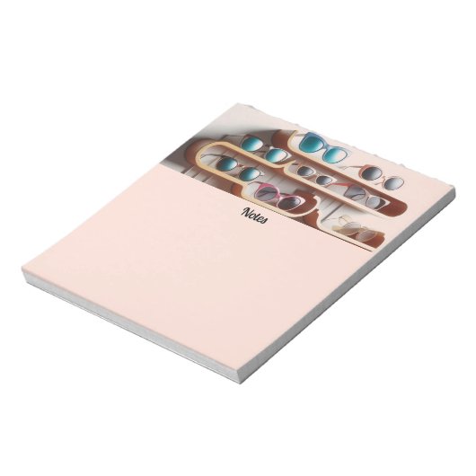 Sonnenbrille Stilvoll farbenfroh modisches Notepad Notizblock (Rotiert)