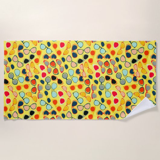 Sonnenbrille Strandtuch (Vorderseite)