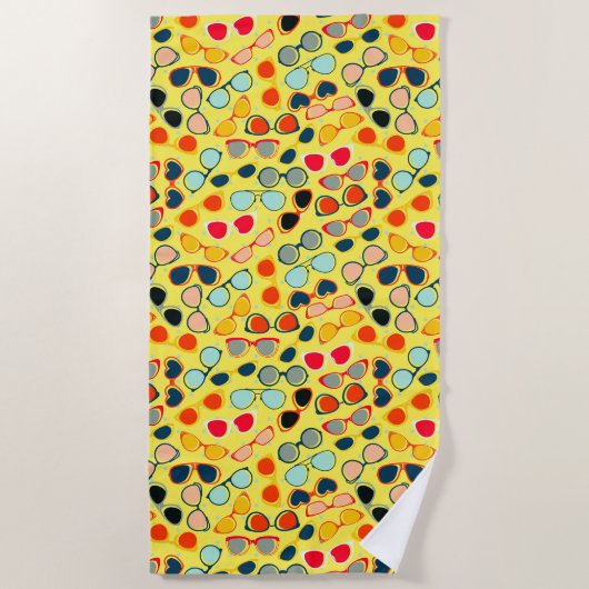 Sonnenbrille Strandtuch (Vorderseite)