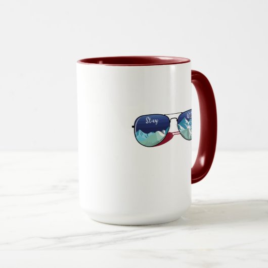 Sonnenbrille Tasse (VorderseiteRechts)