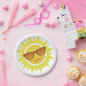 Sonnenbrille tragen pappteller (Party)