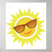 Sonnenbrille tragen poster (Vorne)