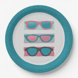 Sonnenbrille Trio Pink Pappteller