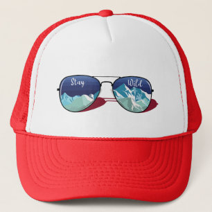 Sonnenbrille Truckerkappe