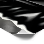 Sonnenbrille und Lederjacke für coole Tiere Poster (Ecke)