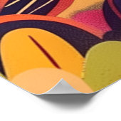 Sonnenbrille und Sonnenbrille Poster (Ecke)