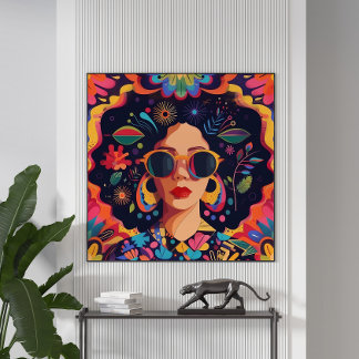 Sonnenbrille und Sonnenbrille Poster