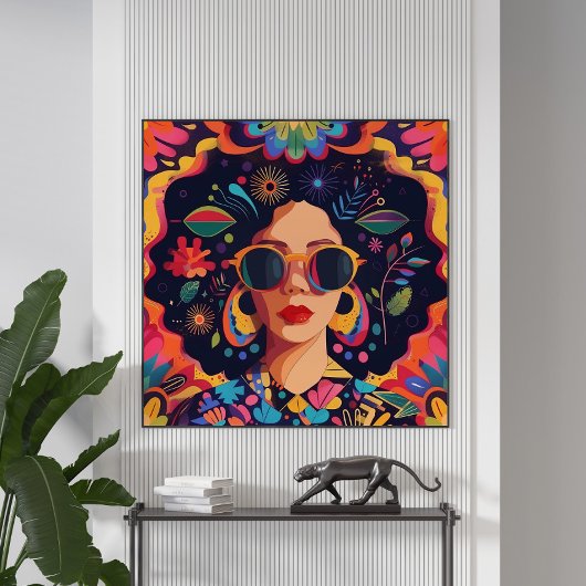 Sonnenbrille und Sonnenbrille Poster