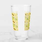 Sonnenbrille und Sonnenhut mit klarem Strandbild Glas (Rechts)