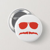 Sonnenbrille und 'stache button (Vorne & Hinten)