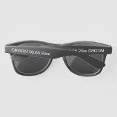 Sonnenbrille zum Junggeselinnen-Abschied (Rückseite)